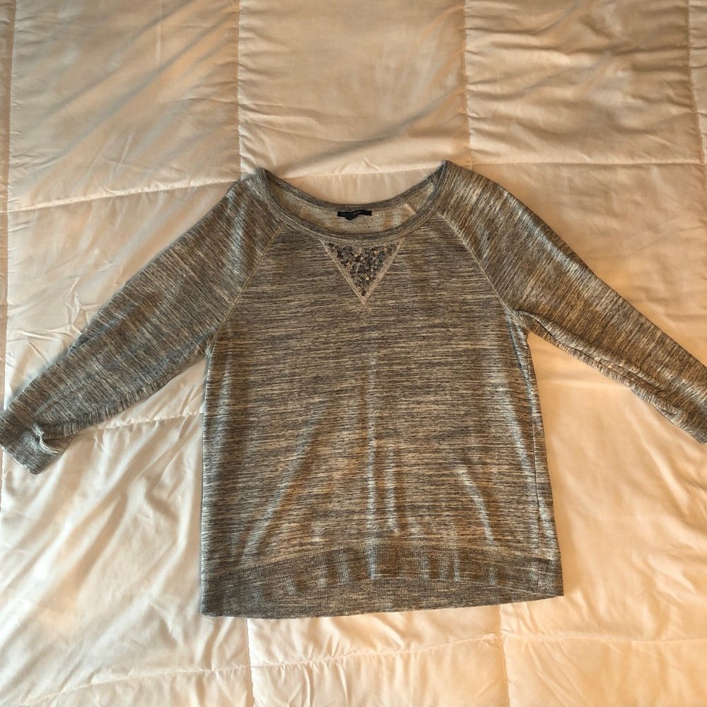 Lightweight Heather Grey Sweatshirt